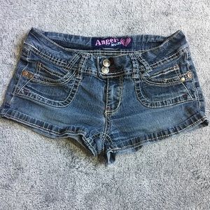 Angels denim shorts size 9.